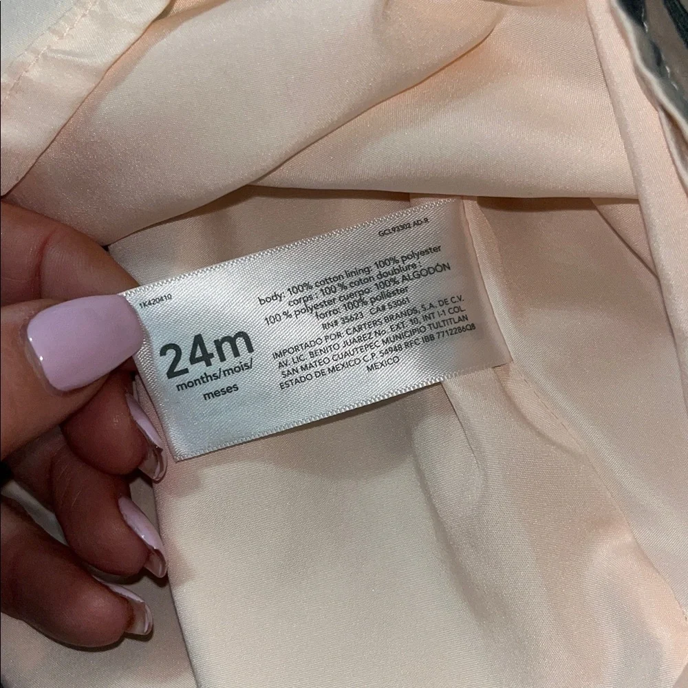 Floral 24months Dress in peachy color - Picture 4 of 4